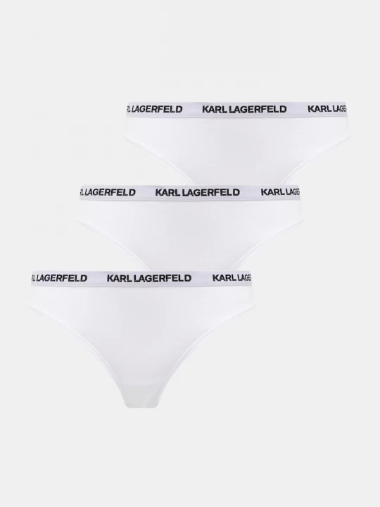 Obrázek produktu Karl Lagerfeld tanga dámské s bavlnou 3-pack