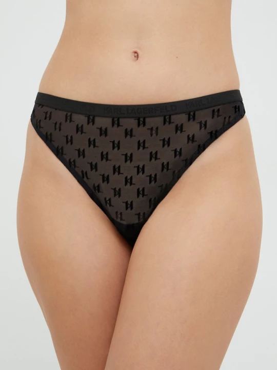 Obrázek produktu Karl Lagerfeld Tanga Karl Lagerfeld černá