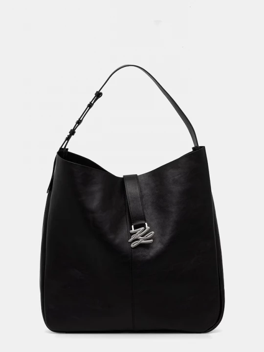 Obrázek produktu Karl Lagerfeld taška dámská kožená K/AUTOGRAPH černá