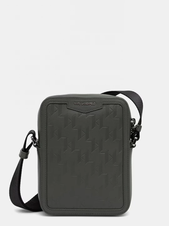 Obrázek produktu Karl Lagerfeld taštička pánská kožená K / LOOM zelená