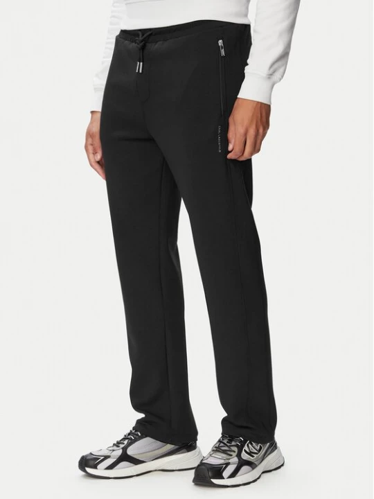 Obrázek produktu KARL LAGERFELD Teplákové kalhoty 705007 563902 Černá Regular Fit
