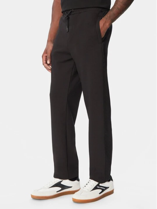 Obrázek produktu KARL LAGERFELD Teplákové kalhoty 705012 564902 Černá Regular Fit