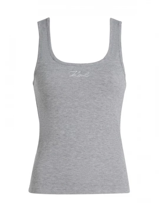 Obrázek produktu Karl Lagerfeld Top šedá / bílá