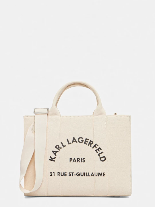 Obrázek produktu Karl Lagerfeld tote taška dámská bavlněná K/RSG béžová