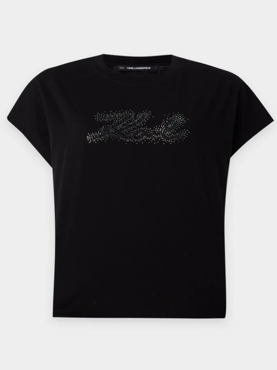 Obrázek produktu Karl Lagerfeld Tričko čedičová šedá / černá / stříbrná