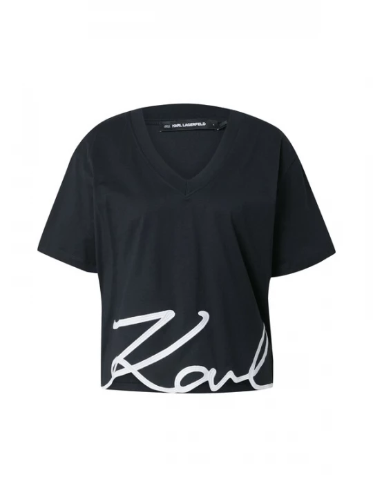 Obrázek produktu Karl Lagerfeld Tričko  černá / offwhite