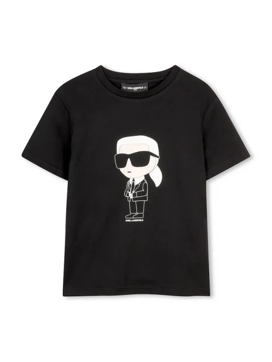 Obrázek produktu Karl Lagerfeld tričko dětské bavlněné černá
