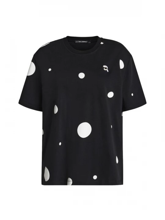 Obrázek produktu Karl Lagerfeld Tričko 'Ikon' černá / bílá