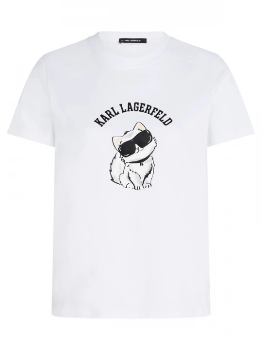 Obrázek produktu Karl Lagerfeld Tričko 'Ikon Choupette' béžová / černá / bílá