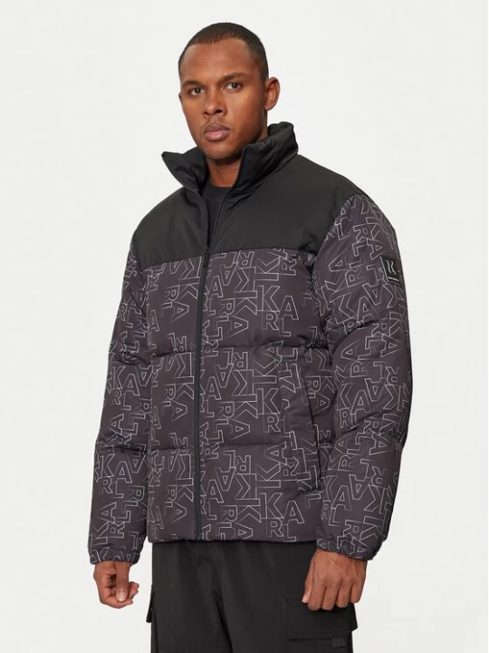 Obrázek produktu KARL LAGERFELD Vatovaná bunda 505011 544528 Šedá Regular Fit