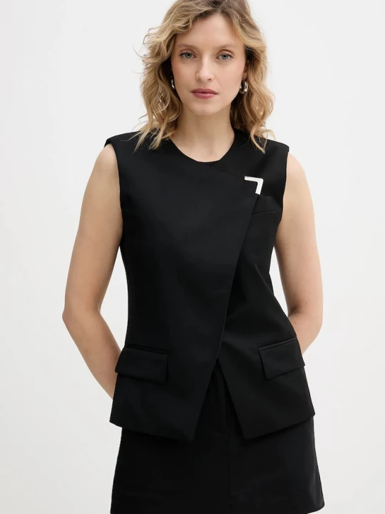 Obrázek produktu Karl Lagerfeld Vesta s příměsí vlny černá