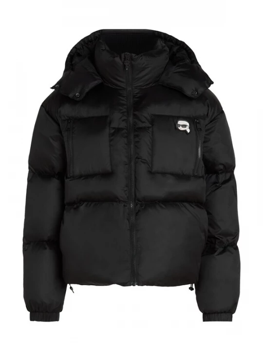 Obrázek produktu Karl Lagerfeld Zimní bunda 'Ikon' béžová / černá / bílá