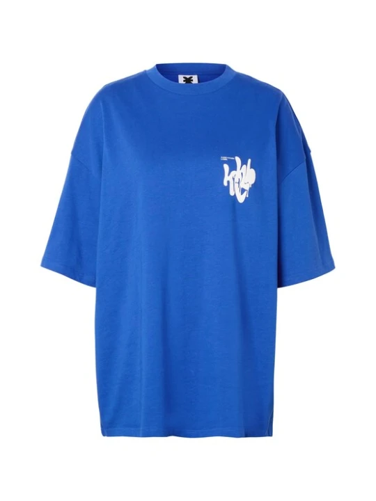 Obrázek produktu Karo Kauer Oversized tričko královská modrá / bílá