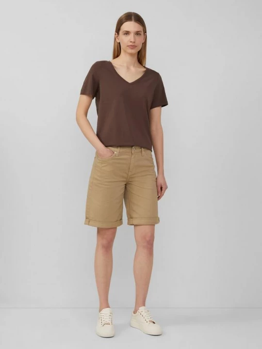 Obrázek produktu Karolin jeans Bermudy / rovný střih / střední výška / rovné nohavice s.Oliver hnědá