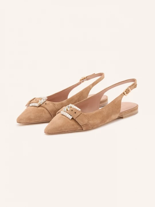 Obrázek produktu Kennel & Schmenger Slingballerinas Nika S Ozdobnými Kameny světle hnědá