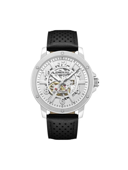 Obrázek produktu Kenneth Cole Analogové hodinky 'Automatic watch Automatic Leather' stříbrná