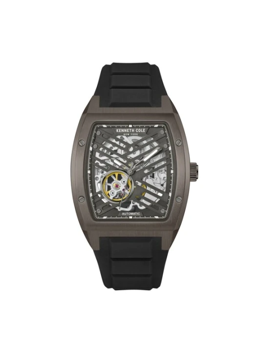 Obrázek produktu Kenneth Cole Analogové hodinky 'Automatic watch Automatic Silicon Curve' tmavě šedá