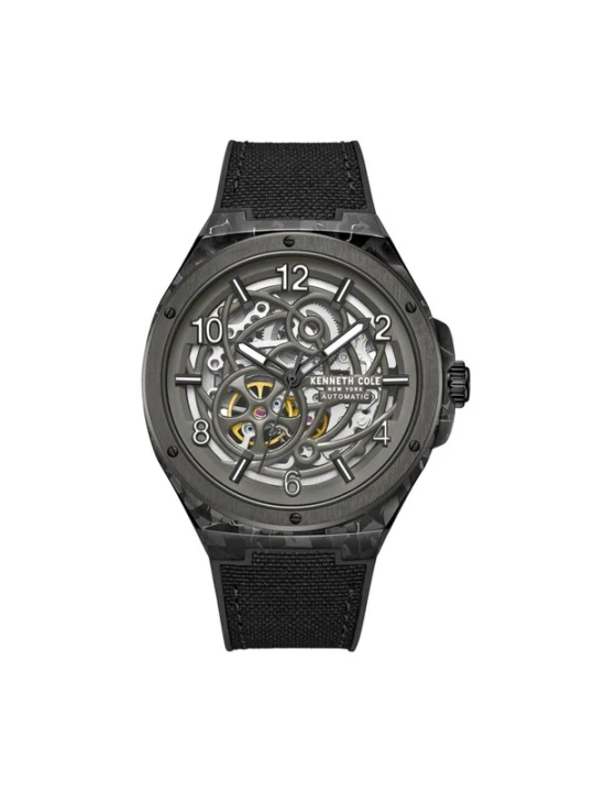 Obrázek produktu Kenneth Cole Analogové hodinky 'Automatic watch Automatic Silicon Round' tmavě šedá