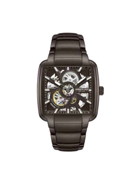 Obrázek produktu Kenneth Cole Analogové hodinky 'Automatic watch Automatic Steel Square' hnědá