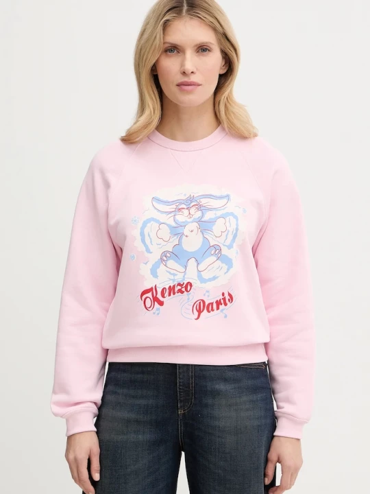 Obrázek produktu Kenzo Bavlněná mikina Kenzo růžová
