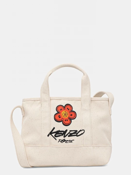 Obrázek produktu Kenzo Bavlněná taška Kenzo 24 x 18 x 8, 5 cm béžová