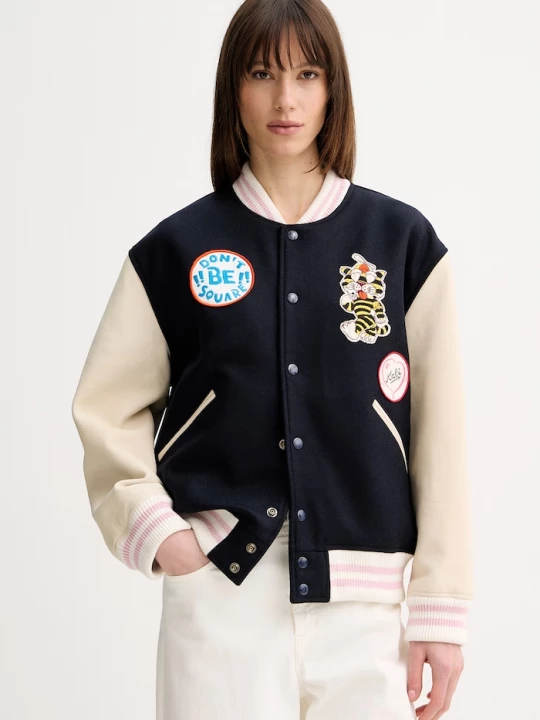 Obrázek produktu Kenzo Bomber dámský vlněný námořnická modř