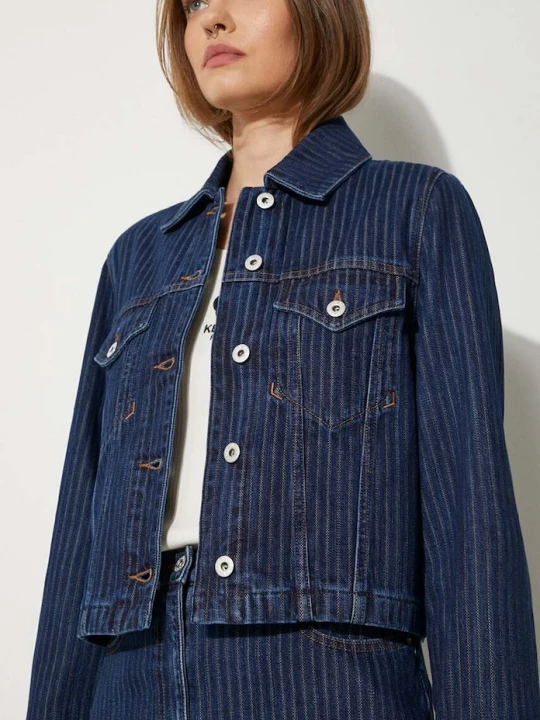 Obrázek produktu Kenzo Džínová bunda Kenzo Trucker Jacket Stripped modrá