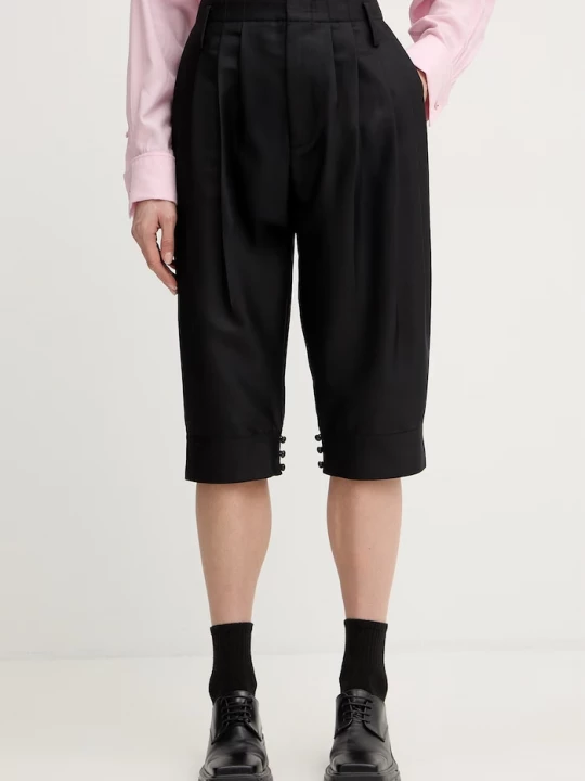 Obrázek produktu Kenzo elegantní šortky dámské vlněné černá