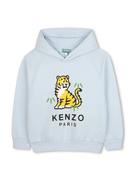Obrázek produktu Kenzo Kids Dětská bavlněná mikina Kenzo Kids modrá