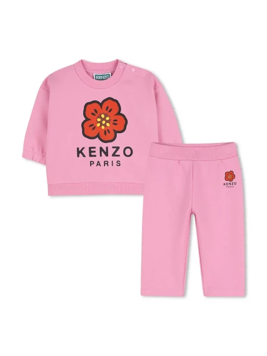 Obrázek produktu Kenzo Kids Dětská tepláková souprava Kenzo Kids růžová