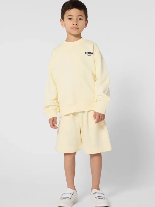 Obrázek produktu Kenzo Kids Dětské bavlněné šortky Kenzo Kids žlutá