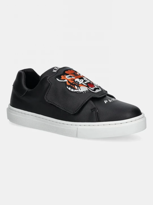 Obrázek produktu Kenzo Kids Dětské kožené tenisky Kenzo Kids černá