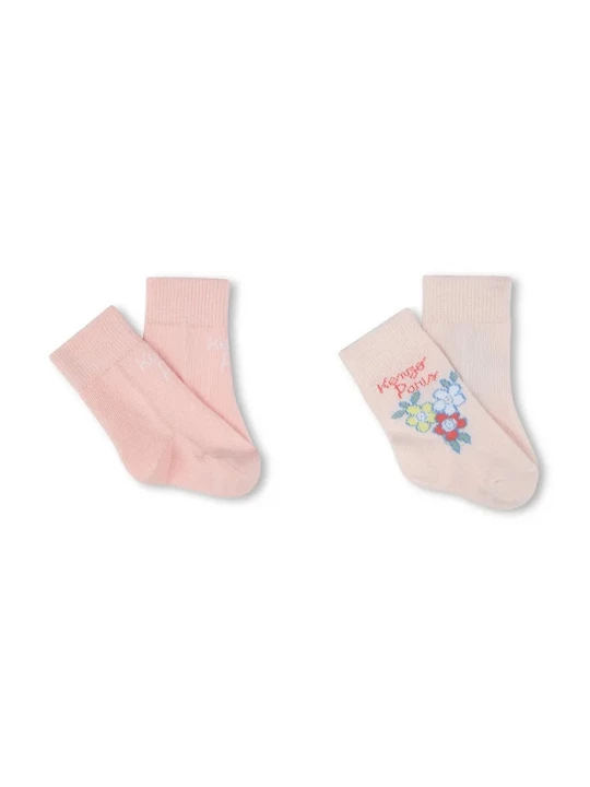 Obrázek produktu Kenzo Kids Dětské ponožky Kenzo Kids 2-pack růžová
