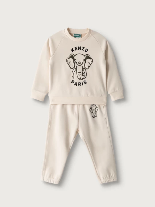 Obrázek produktu Kenzo Kids teplákový set dětský s bavlnou béžová