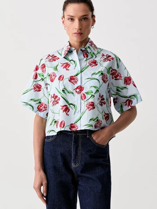 Obrázek produktu Kenzo košile dámská bavlněná modrá