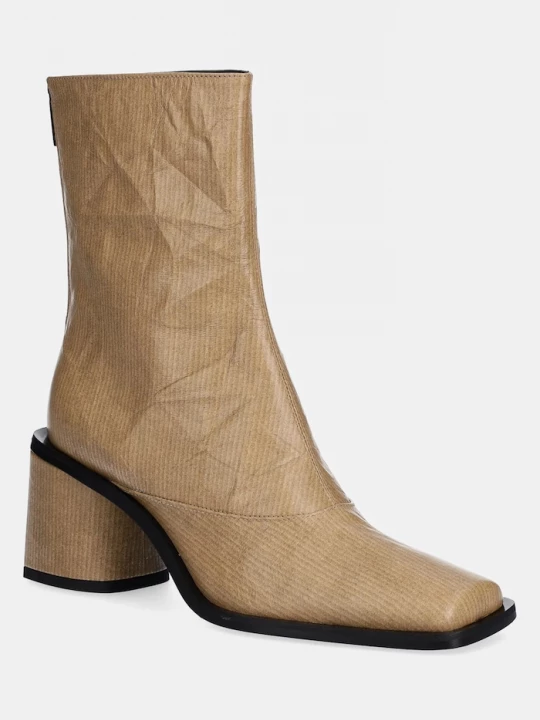 Obrázek produktu Kenzo Kožené kotníkové boty Kenzo Kimi Ankle Boots béžová