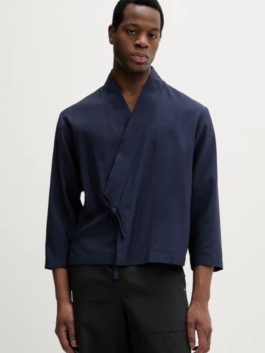 Obrázek produktu Kenzo sako pánské z viskózy námořnická modř