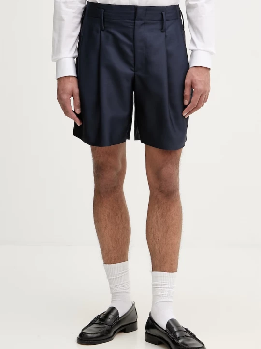 Obrázek produktu Kenzo šortky pánské s vlnou námořnická modř