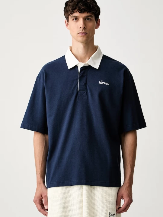 Obrázek produktu Kenzo svetrové polo pánské bavlněné námořnická modř