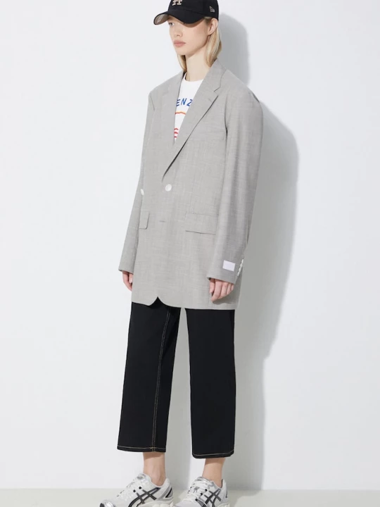 Obrázek produktu Kenzo Vlněné sako Solid Kimono Blazer