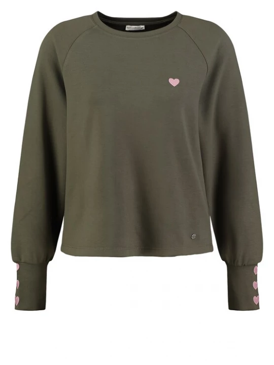 Obrázek produktu Key Largo Mikina ' BLESS ' olivová / pink