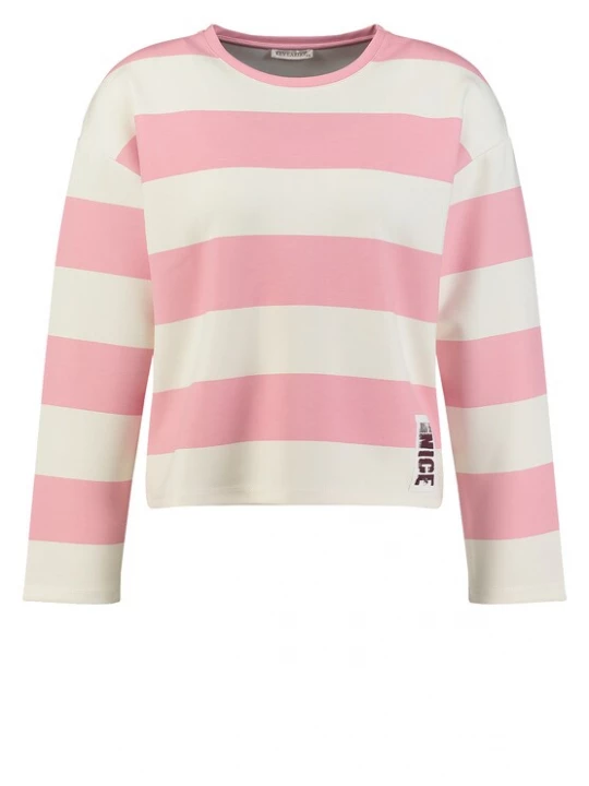 Obrázek produktu Key Largo Mikina 'HAMPTON' pink / bílá
