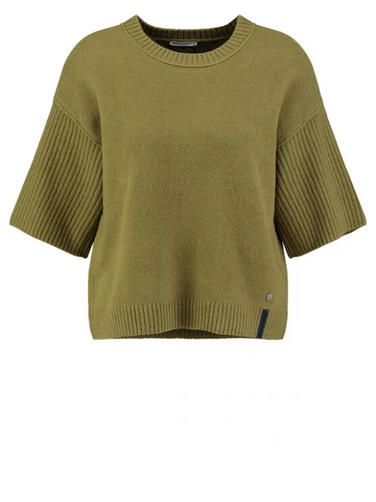 Obrázek produktu Key Largo Svetr 'Emma' khaki / černá