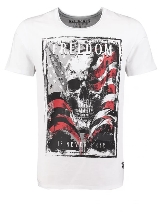 Obrázek produktu Key Largo Tričko 'KLFREEDOM' červená / černá / bílá