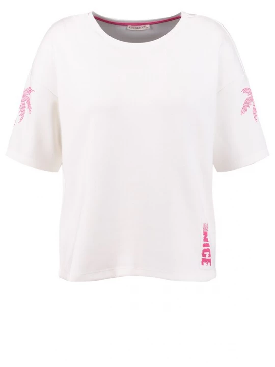 Obrázek produktu Key Largo Tričko 'Monica' krémová / pink