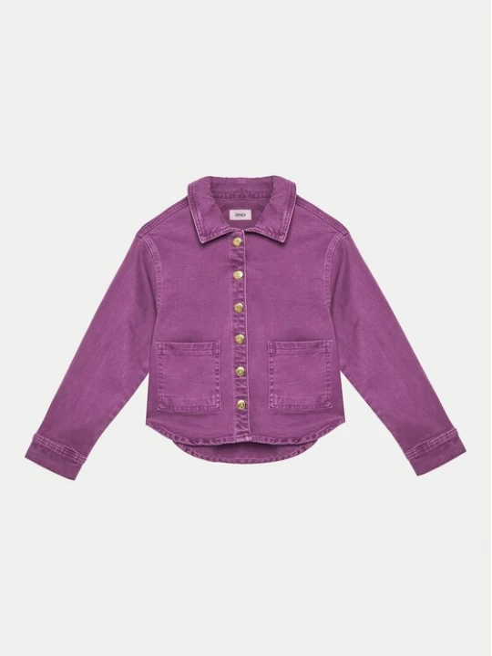 Obrázek produktu Kids ONLY Jeansová bunda Jasje 15339604 Fialová Regular Fit