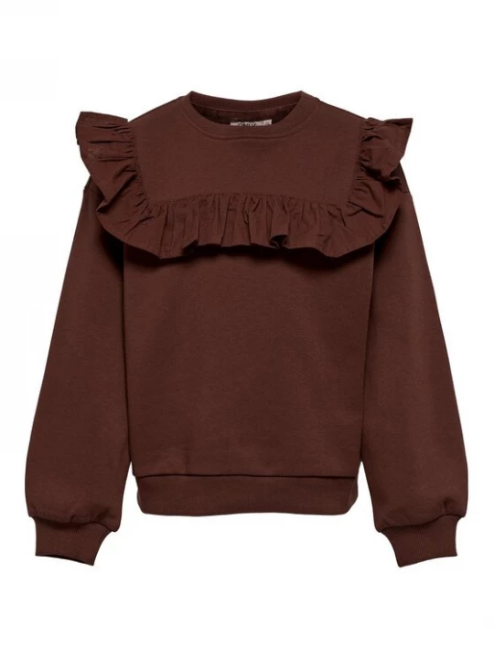 Obrázek produktu Kids ONLY Mikina Felia 15275359 Hnědá Regular Fit