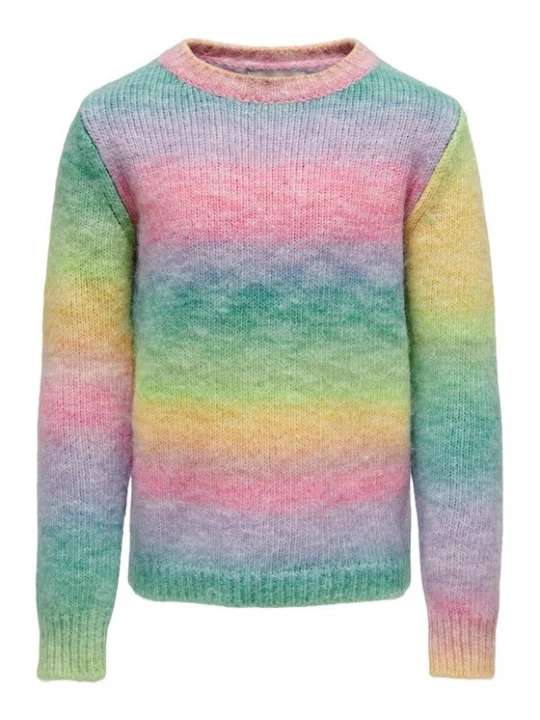 Obrázek produktu Kids ONLY Svetr Rainbow 15273007 Barevná Regular Fit