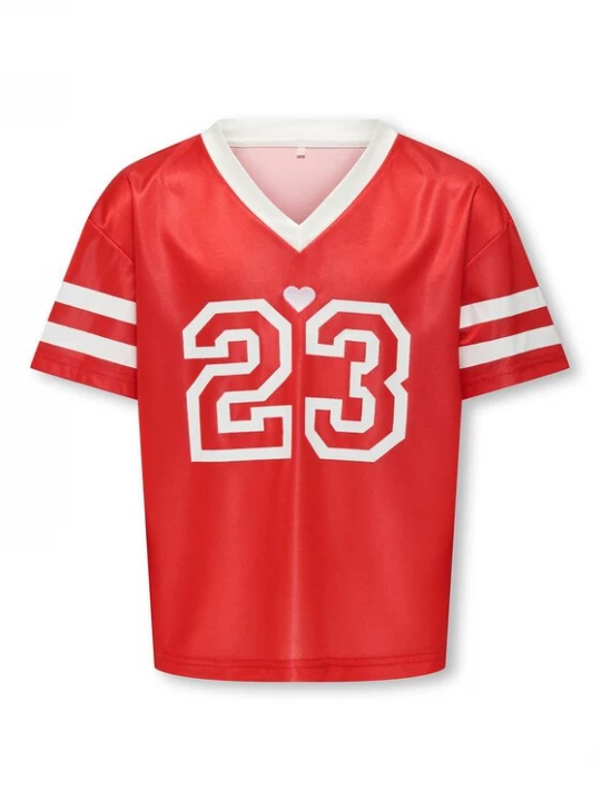 Obrázek produktu Kids ONLY T-Shirt Lulu 15354971 Červená Regular Fit
