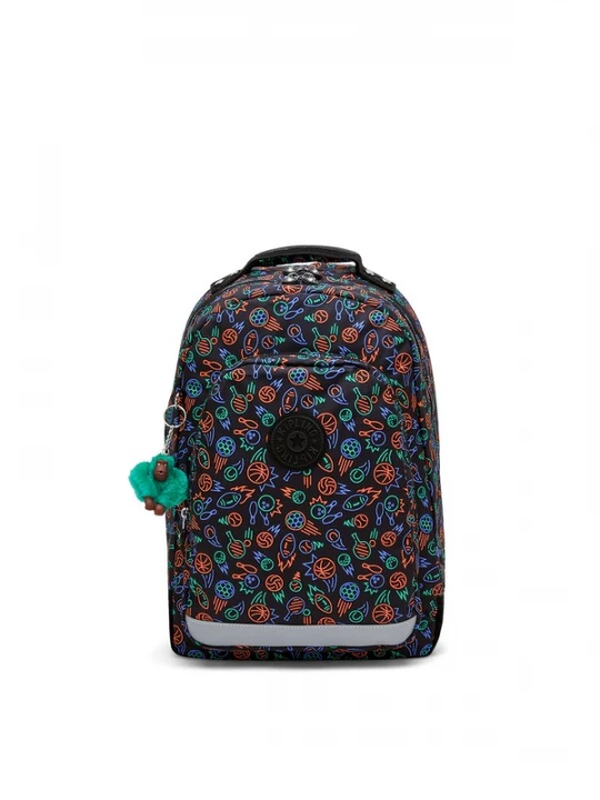 Obrázek produktu KIPLING Batoh 'Class Room' královská modrá / zelená / oranžová / černá